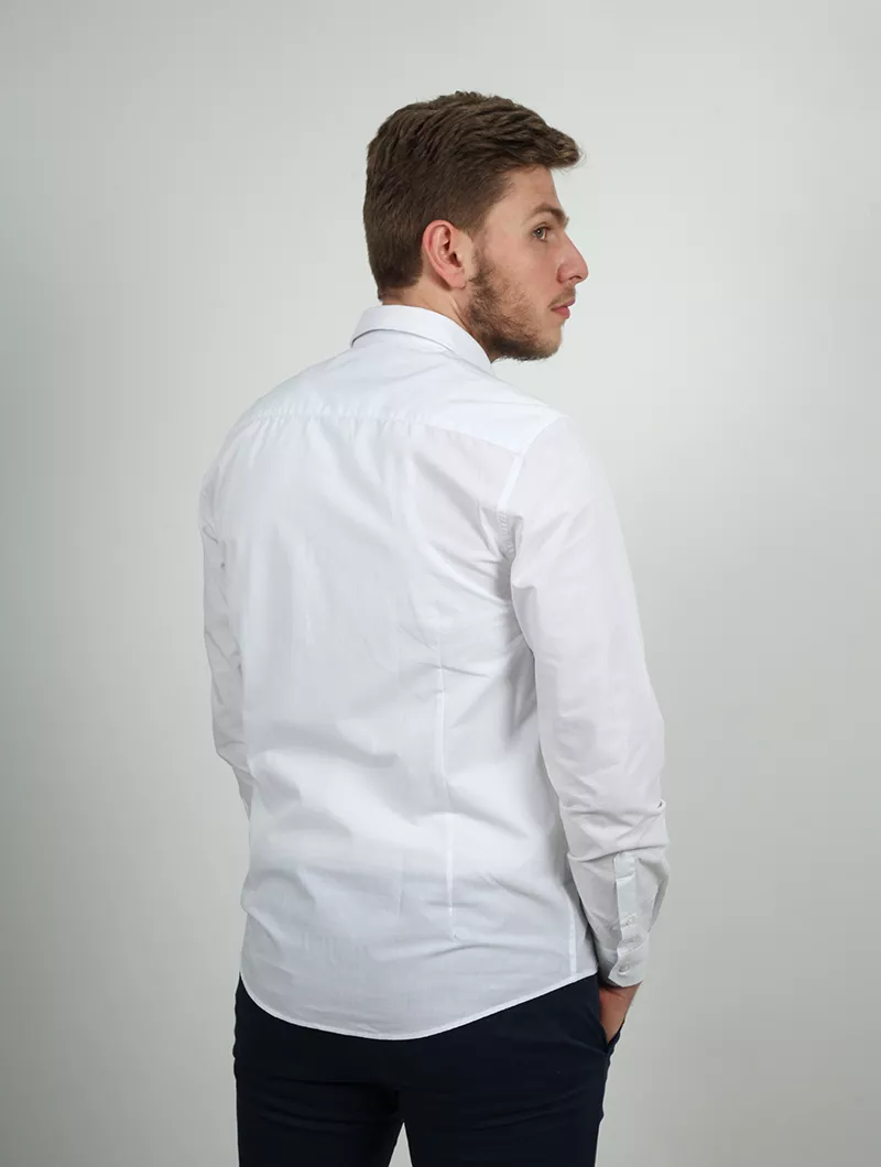 Chemise slim unie